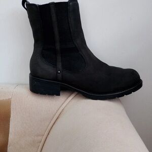 Cider Dark Gray Moto Boots